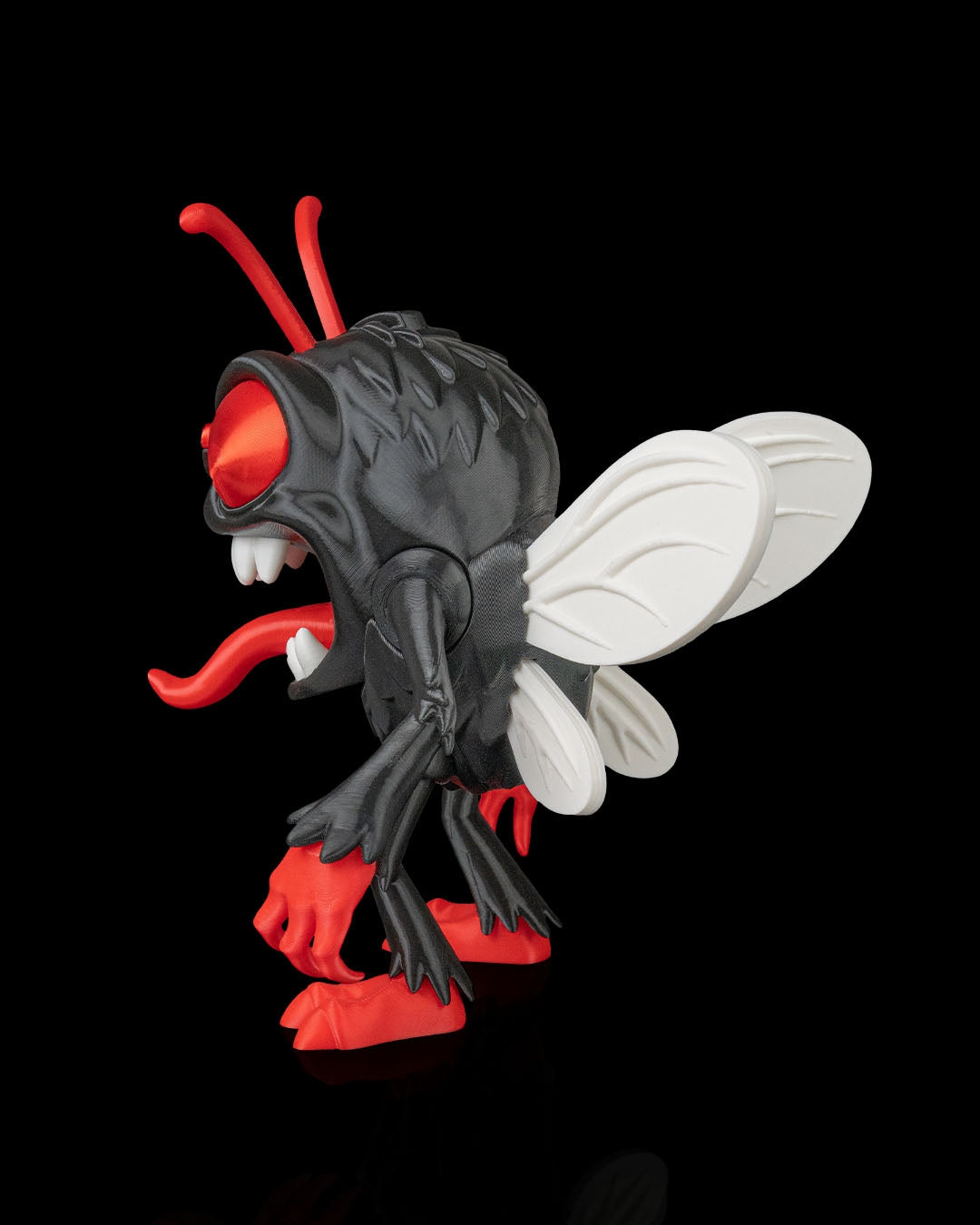 buzzkill fly monster – creepy keepers halloween figure | 3d printed horror toy | creepy cute spooky collectible