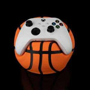 the swish controller holder – 3d printed basketball stand | gaming accessory for ps5 & xbox controllers