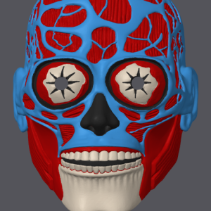 They Live Alien Mask – 3D Printed Horror Movie Mask | Multi-Color Sci-Fi Costume Prop | Halloween Cosplay Mask by Fusion Layer 3D