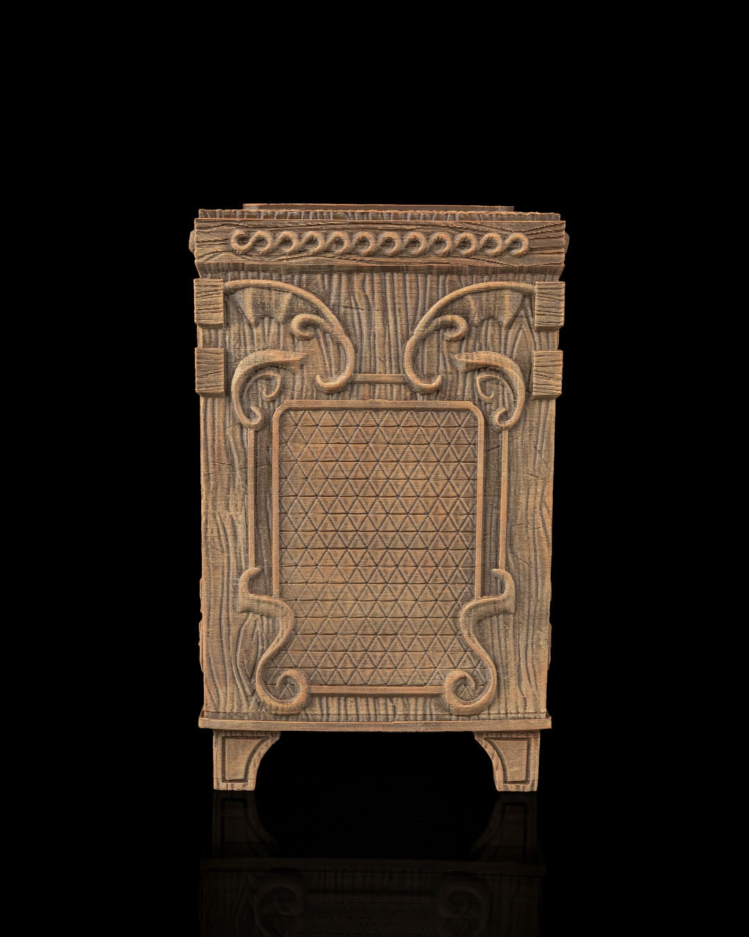 vault of scales dragon guardian – 3d printed rpg card deck & dice box | fantasy storage for magic, pokémon, yu gi oh! & ttrpgs