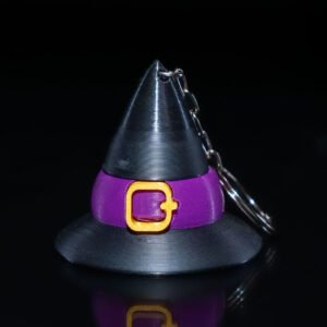 Witch Hat Fidget Keychain – Enchantingly Fun! - Fusion Layer 3D