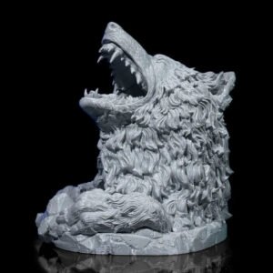 Wolf’s Head Dice Tower – Fierce Form, Flawless Rolls - Fusion Layer 3D