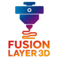 fusion layer 3d logo transparent