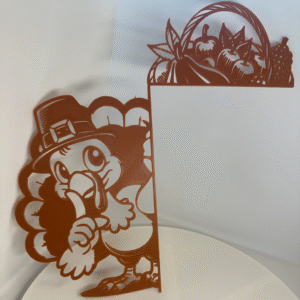 Tom the Turkey Corner Décor – 3D Printed Thanksgiving Wall Accent | Fusion Layer 3D Fall Holiday Decoration