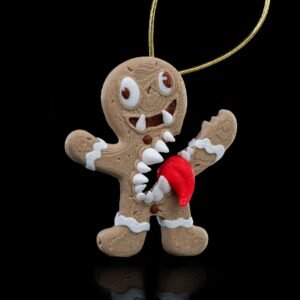Christmas Wrath Ornament – 3D Printed Gingerbread Monster