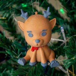 Foreign Deer Ornament – 3D Printed Christmas Tree Decoration