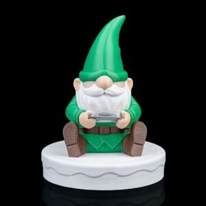 GG Gnome – 3D Printed Gamer Christmas Figurine