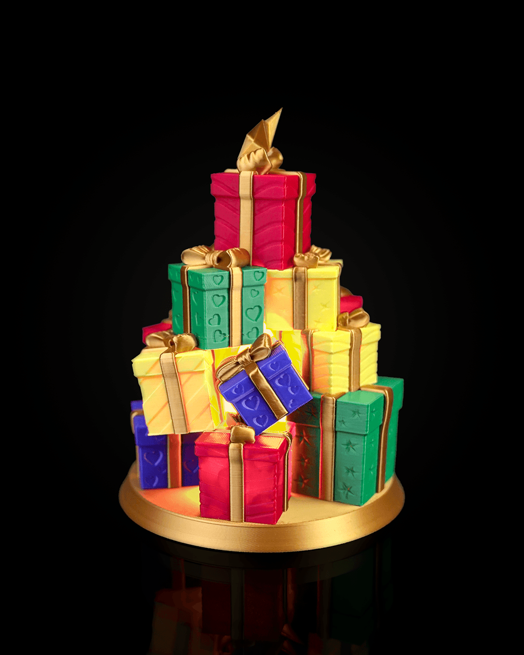 Gifted Tree – 3D Printed Christmas LED Lamp - Image 3