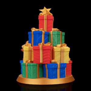 Gifted Tree – 3D Printed Christmas LED Lamp