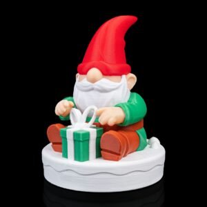 Gnome Surprise – 3D Printed Christmas Figurine