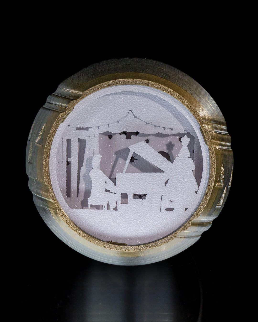 Light-Up Christmas Ornament Set – 3D Printed Holiday Glow Collection (Set of 3) - Image 7