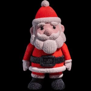 Hooked Santa – 3D Printed Articulated Christmas Figure (10 cm)