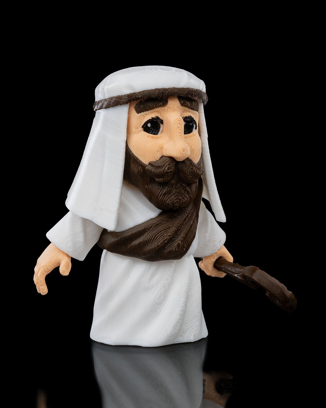 Joseph Keychain – 3D Printed Nativity Keychain Figure - Image 7