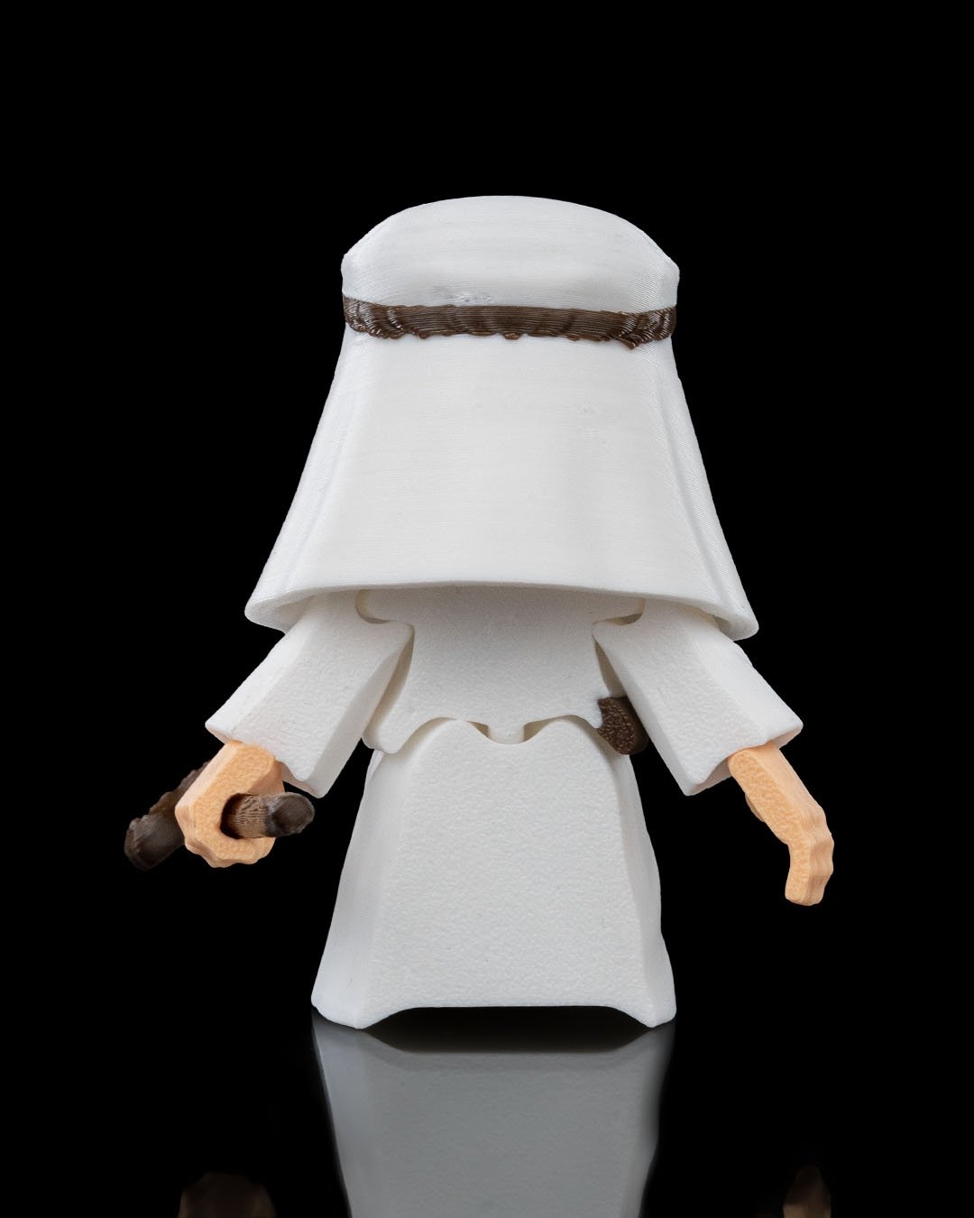 Joseph Keychain – 3D Printed Nativity Keychain Figure - Image 3