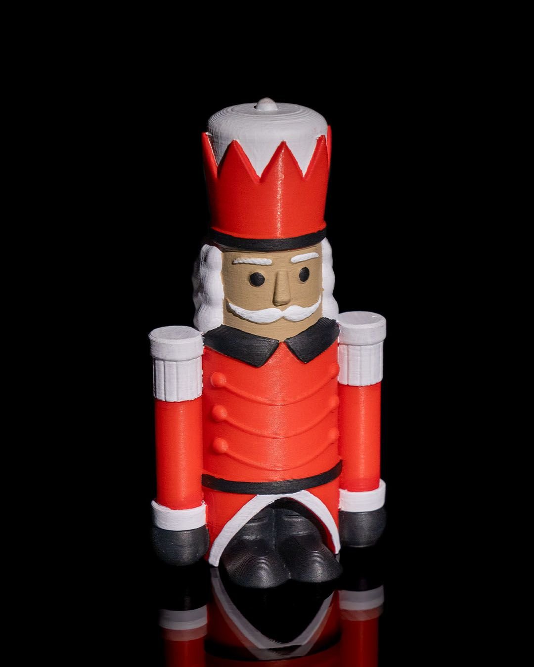 Jumping Nutcracker Fidget – 3D Printed Christmas Toy - Image 2