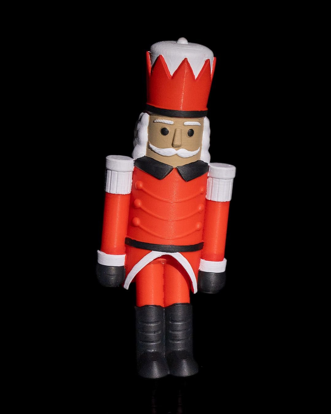 Jumping Nutcracker Fidget – 3D Printed Christmas Toy - Image 3