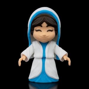Mary Keychain – 3D Printed Religious Figure