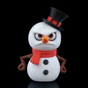 Mr Frosty Ornament – 3D Printed Angry Snowman Christmas Decoration