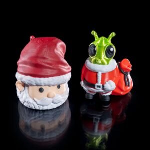Mr San E.T. Claus – 3D Printed Alien Santa Christmas Figure