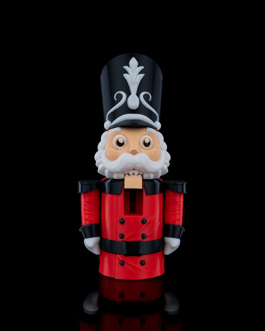 Newt the Nutcracker Ornament – 3D Printed Christmas Tree Decoration - Image 2