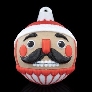 Nutcracker Christmas Ornament – 3D Printed Holiday Tree Decoration