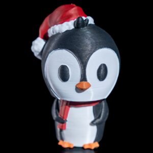 Pengu Penguin Invader Ornament – 3D Printed Penguin Christmas Tree Decoration