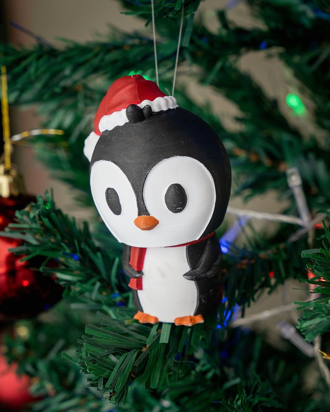 Pengu Penguin Invader Ornament – 3D Printed Penguin Christmas Tree Decoration - Image 9