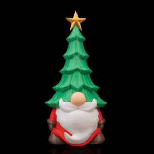 Pinehead Gnome – 3D Printed Christmas Tree Gnome Decoration