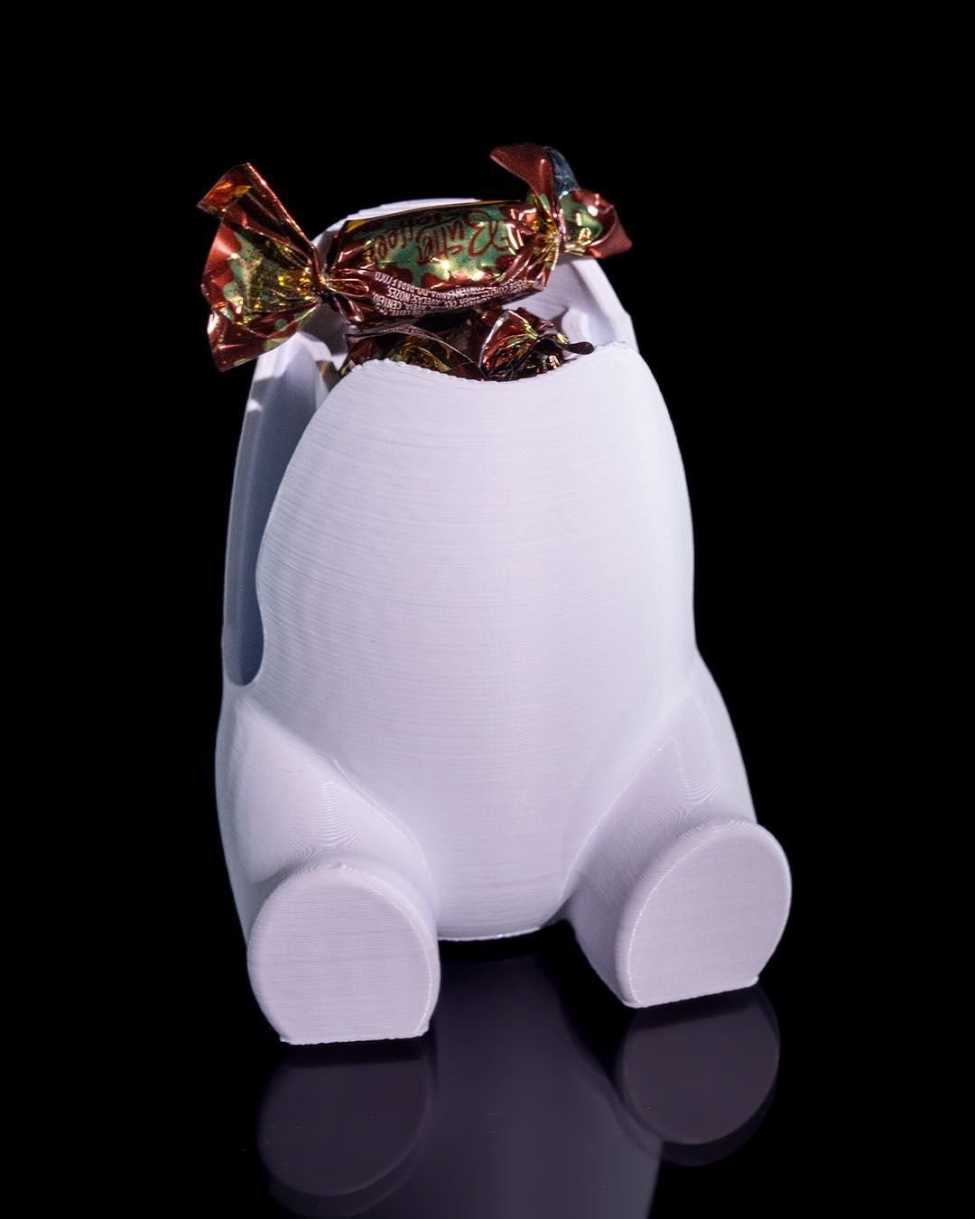 Polar Bear Trinket Box – 3D Printed Winter Storage Container - Image 6