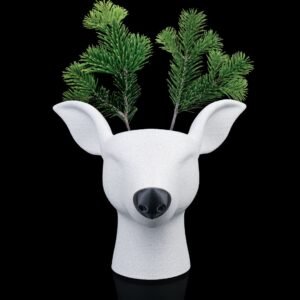 Rootolph Planter – 3D Printed Reindeer Head Christmas Planter