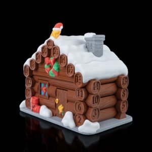 Santa’s Cabin Countdown – 3D Printed Christmas Advent Build