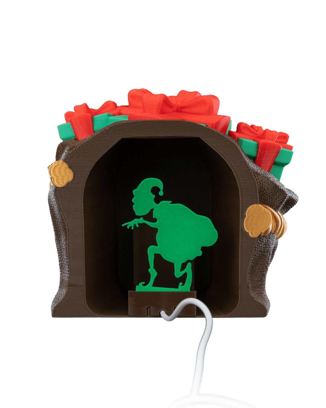 Sneaky Snatcher Shadow Lamp – Holiday Gift Bag Silhouette Light (11.5 cm) - Image 12