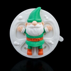 Snow Motion Gnome – Articulated Christmas Gnome with Moving Arms (8 cm)