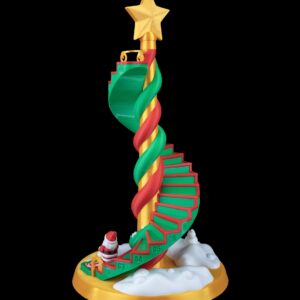 Step By Step Christmas Countdown Spiral Staircase – 34 cm Tall