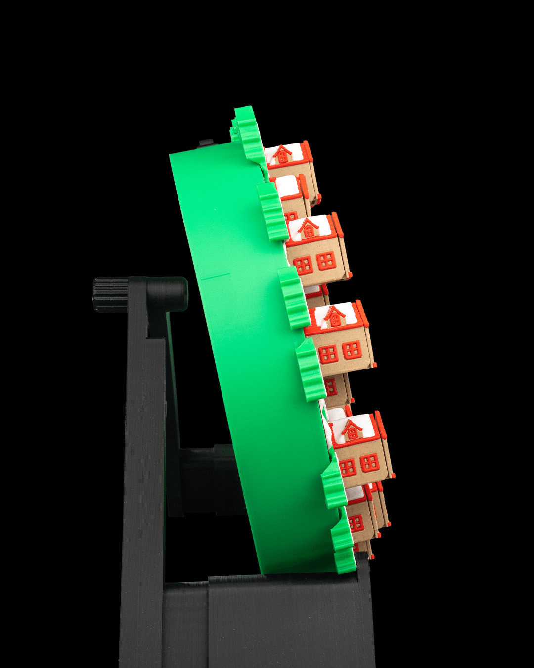 Twinkle Town Wreath Christmas Countdown – 22cm Light-Up Holiday Advent Display - Image 7