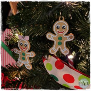 Gingerbread Boy or Gingerbread Girl Ornament — 3D Printed Holiday Cookie Décor (Single Ornament)