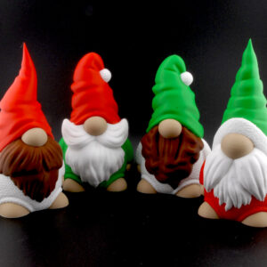 Christmas Gnome Collection – 3D Printed Holiday Decor (15cm) — 5 Variants