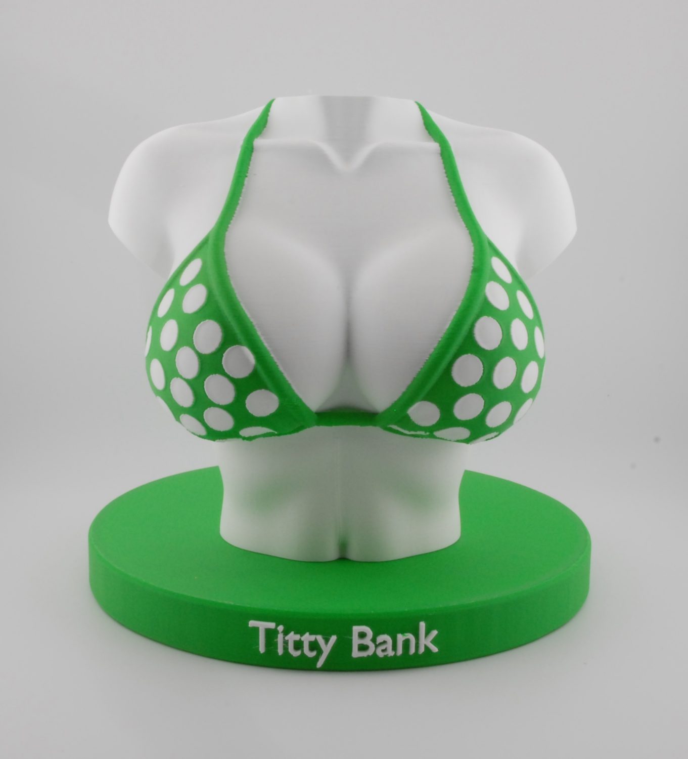 Funny Coin Bank – “Titty Bank” Novelty Piggy Bank | 7 Inch Desk & Shelf Decor