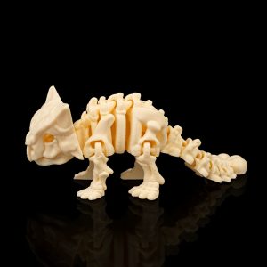 Articulated Ankylosaurus Skeleton – 3D Printed Poseable Dinosaur Figure
