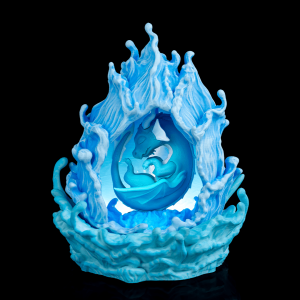 Tidecaller Dragon Egg Lamp – 3D Printed Water Dragon Table Lamp with G9 LED Light