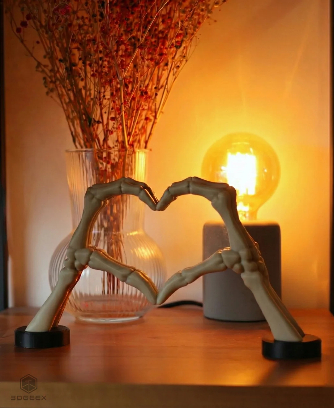 Till Death Skeleton Heart Picture Frame – Gothic Love Decor Display - Image 8