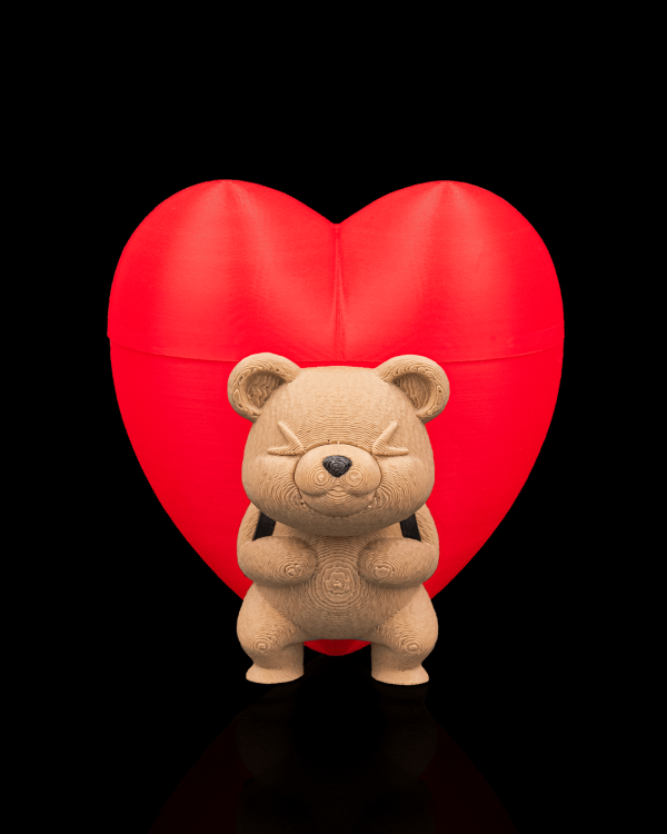 Bear Heart Stash Container | Love Stash Collection | 3D Printed Hidden ...