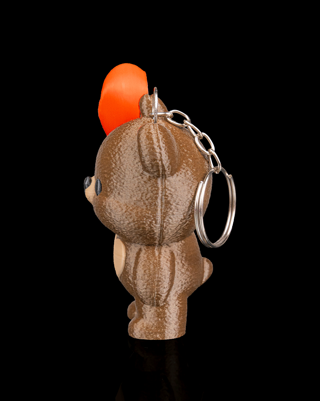 Bear Balloon Heart Keychain | Bearly Loved Collection | 3D Printed Bear Bag Charm - Image 6
