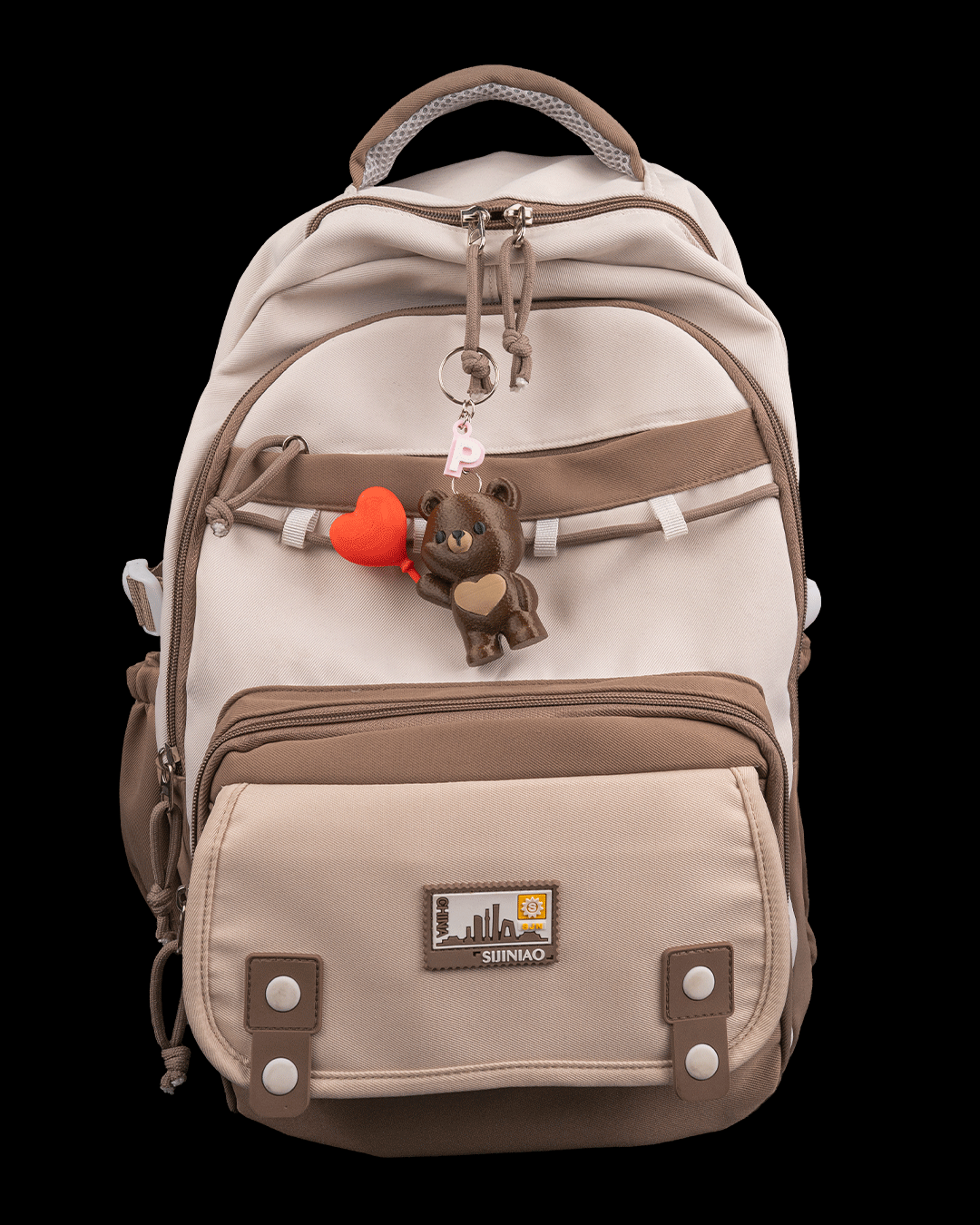 Bear Balloon Heart Keychain | Bearly Loved Collection | 3D Printed Bear Bag Charm - Image 8