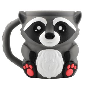 Raccoon Ice Cream Pint Holder Mug – 16 oz Reusable Pint Sleeve – Freezer Friendly Dessert Cup Holder