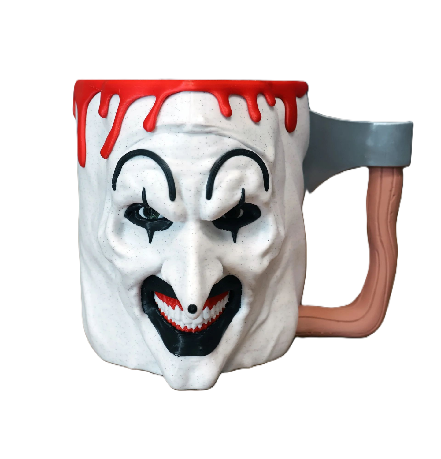 Art Inspired Horror Ice Cream Pint Holder Mug with Spoon Holders Fits 16 oz Pints Spooky Gift - Image 12