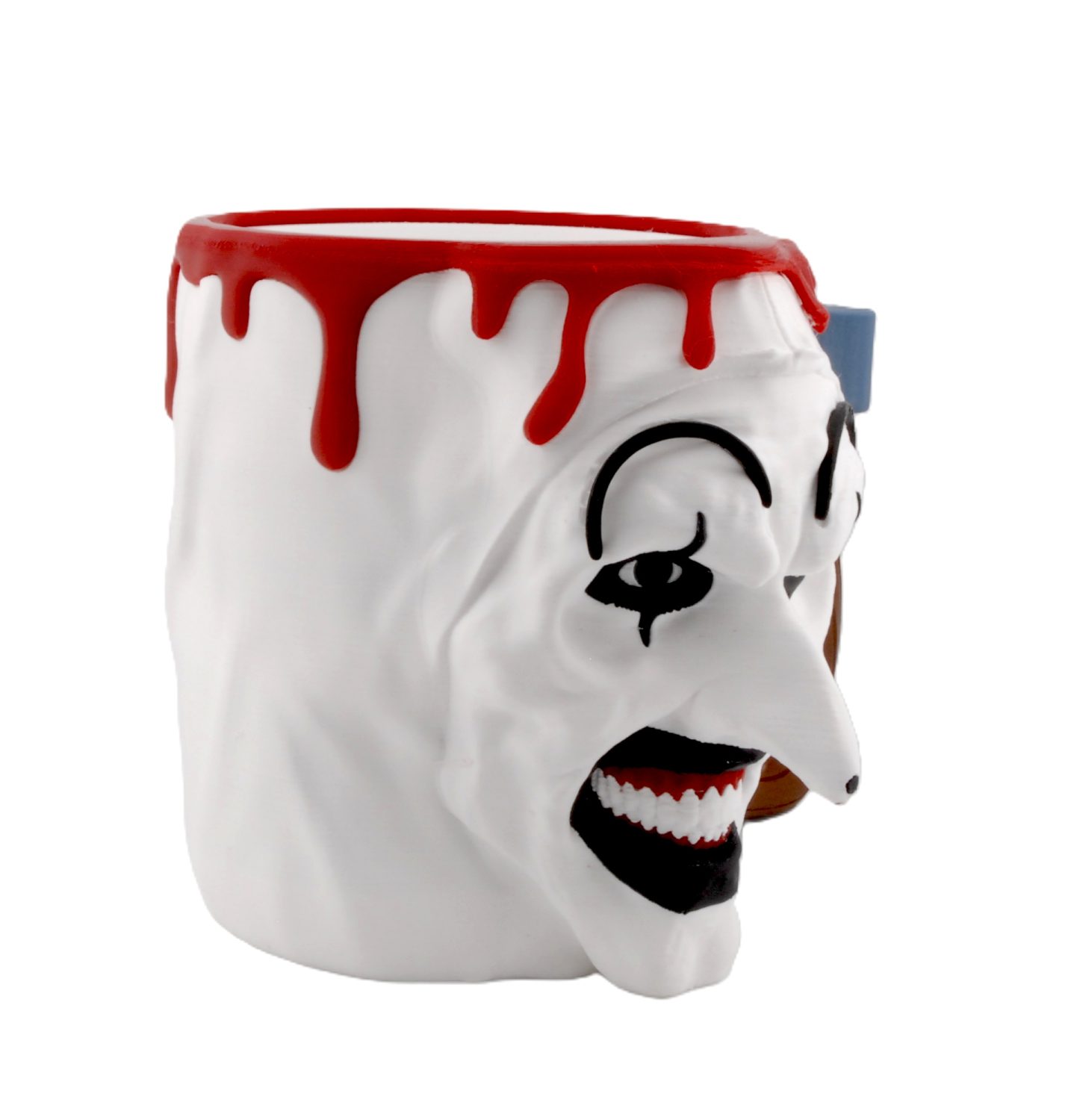 Art Inspired Horror Ice Cream Pint Holder Mug with Spoon Holders Fits 16 oz Pints Spooky Gift - Image 17