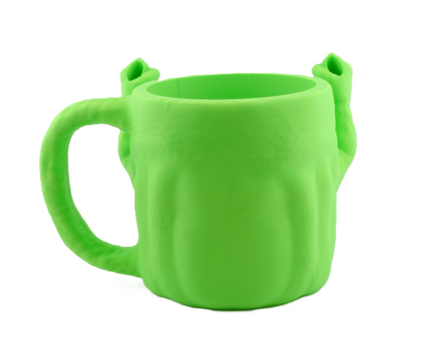 Slimer Ice Cream Pint Holder with Spoon Holder | 3D Printed Ice Cream Cozy | Fits Standard 16 oz Ice Cream Pints | Handmade by Fusion Layer 3D - Image 6