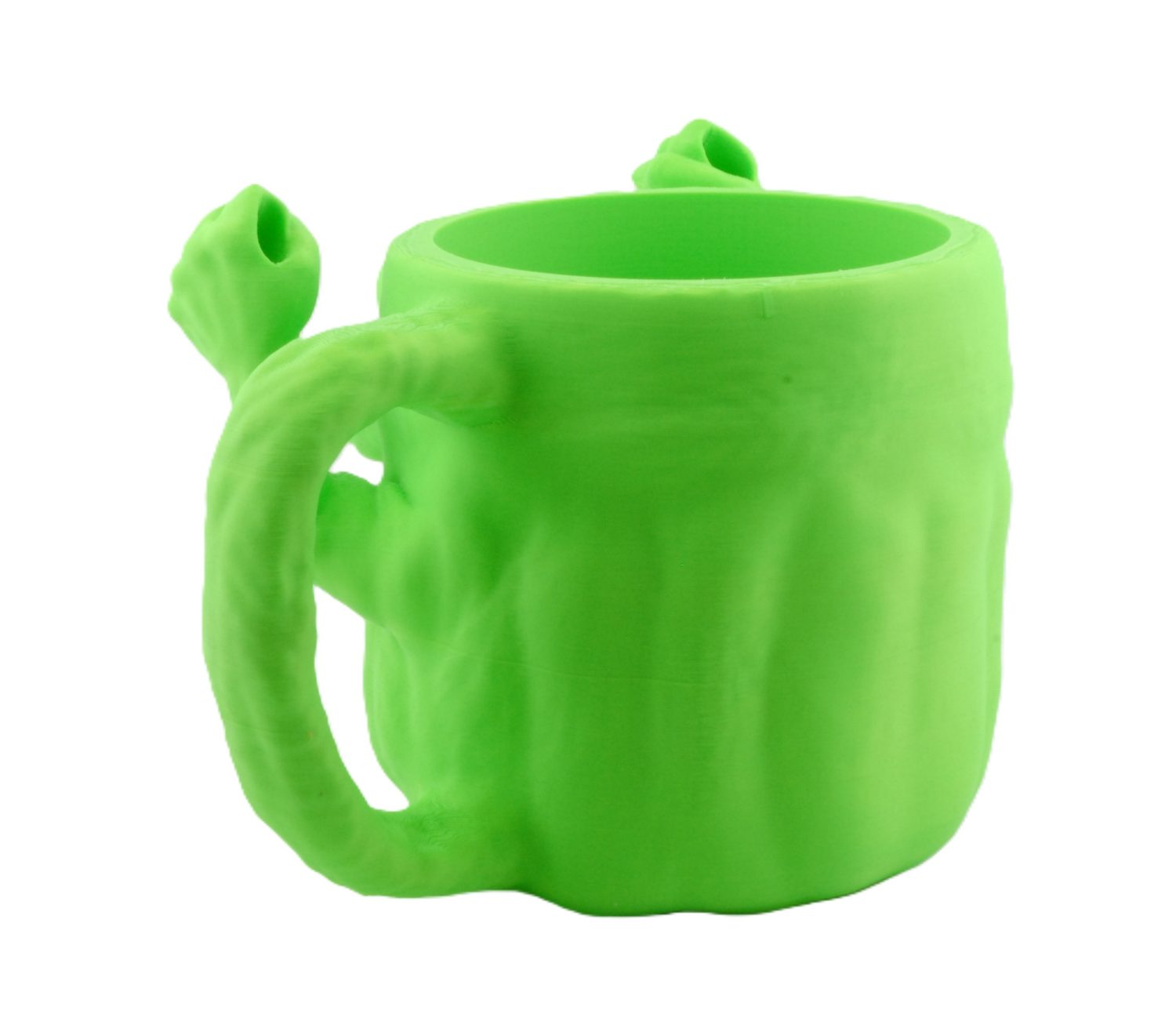 Slimer Ice Cream Pint Holder with Spoon Holder | 3D Printed Ice Cream Cozy | Fits Standard 16 oz Ice Cream Pints | Handmade by Fusion Layer 3D - Image 7