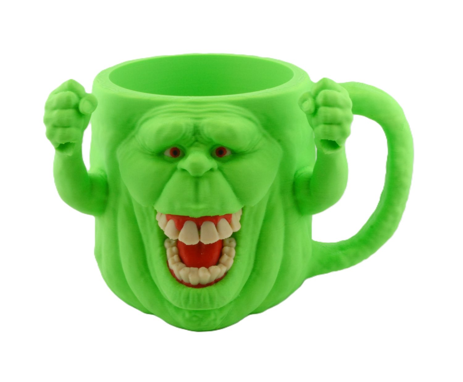 Slimer Ice Cream Pint Holder with Spoon Holder | 3D Printed Ice Cream Cozy | Fits Standard 16 oz Ice Cream Pints | Handmade by Fusion Layer 3D - Image 13